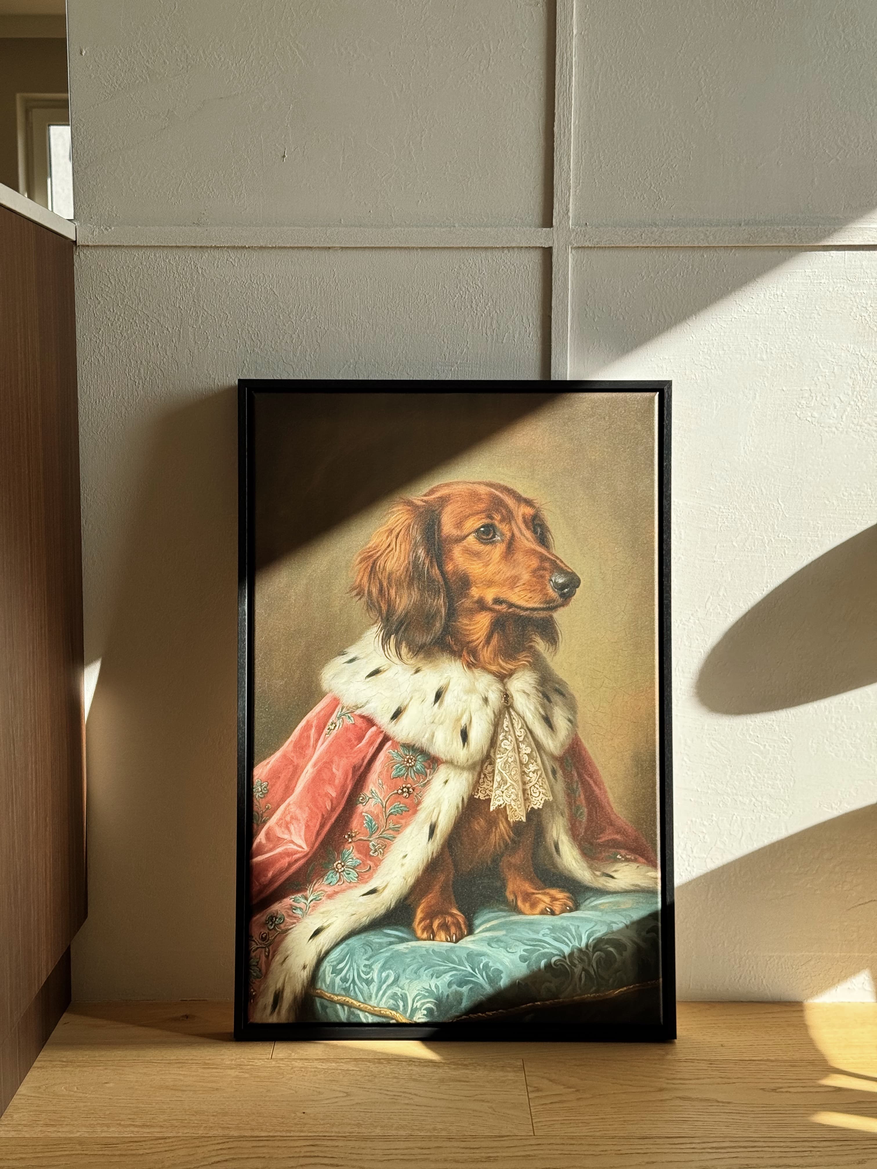 Płótno 50x70 w ramie American Box — zdjęcie na żywo